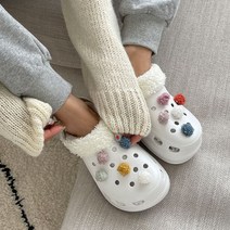 모노바비 폼폼 지비츠 퍼 클로그 지비츠 set 5cm