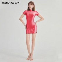 테니스스커트 코디 초미니 골프 아모레시 번들번들 관능적인 반팔 슬림바디 테니스