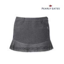 파리게이츠 골프 pearlygatesgolf여성 큐롯 스커트 패턴 플리츠_P52194PK361_GY, 0[25-26], 그레이