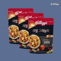 리얼그래놀라 시리얼 400g 파우치형 3개, 리얼그래놀라 400g  파우치형 3개