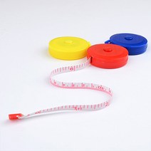 (654)옷사이즈 재는 자동감김기능 원형 줄자 측정줄자 다이어트용품 재단줄자 길이측정 공구소품 공구용품