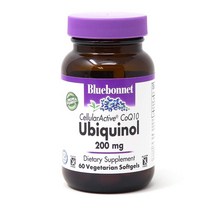Bluebonnet CoQ10 유비퀴놀 200 mg 베지테리안 소프트젤, 60개입, 1개, 60정