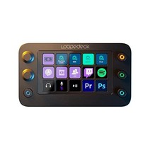 루프덱 Loupedeck Live S Content Creation Customizable LED Touchscreen Buttons Dials and RGB Buttons Wor