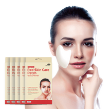 얼굴 홍조 붉은기 보습 자외선 피부진정 케어 레드스킨 패치 5박스 총20회, 4개입, 5개
