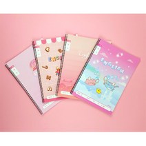 초등영어공책 1학년 여학생 넓은칸 노트 글쓰기 학원, 1개, 랜덤발송