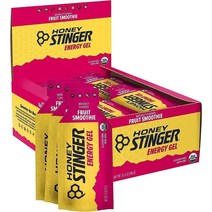 Honey Stinger 에너지 젤 과일 스무디 스포츠 뉴트리션 31.2g 1.1온스 24팩, 1.1온스(24개들이 팩)