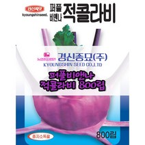 경신종묘 적콜라비 800립 파종용 콜라비 씨앗, 1개