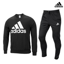아디다스(ADIDAS) 에센셜 빅로고 트레이닝 세트 맨투맨 트레이닝복 츄리닝 상하세트
