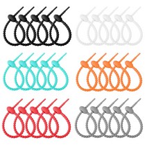 15cm 칼라고무 케이블타이_5p 재사용 선정리 타이홀더, 상세 참조, 민트5P