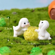 쇼파뒤 카페 인테리어 가게오픈 개업 결혼 선물 노호혼 재물복 2 5 개 부활절 토끼 미니어처 입상 장식 공예 홈 데스크탑 정원 액세서리 2023, [01] As picture, [29] 2pcs  E