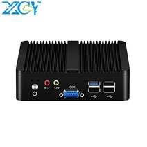 팬리스 미니 인텔 셀러론 씬 클라이언트 포트 데스크탑 컴퓨터, j2900 2lans, 8g 램 128g ssd 와이파이