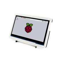 휴대용 모니터 Waveshare-7 인치 HDMI LCD (C) 바이 컬러 케이스 포함 IPS 터치 스크린 라즈베리 파이, 한개옵션0