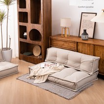 패브릭 모듈 좌식 소파, 단품, 1인용, Y92