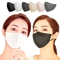 케이에이 KF94 새부리형 컬러 마스크 25매 KA 퓨어 라이트핏 6가지 색상, 1개, 25개, 다크그레이