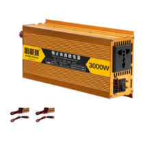 한국형 60hz 순수정현파 차량용 인버터 12V 24V 차박 캠핑 자동차 컨버터 220V, 순수정현파 3000W, 1개