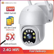 홈네트워크와이파이카메라 베이비캠 강아지홈캠 현관문CCTV 스마트홈카메라CCTV 와이파이CCTV 카메라 야외 줌 무선 카메라 홍수 조명 양방향 오디오 감시 앱, 와이파이 버전 128g sd, 나는 플러그, 2.7-13.5mm