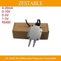 ZAA350 공기 가스 저차압 트랜스미터 풍력 차압 변환기 420mA 05V 15V RS4, 21.50Kpa  420mA output