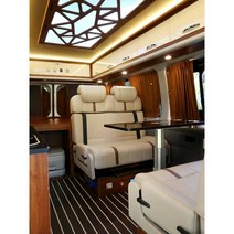 기차 2인승 의자 시트 카라반 개조 베드 접이식 침대, 2인용 시트 (폭 70cm) 맞춤형 색상