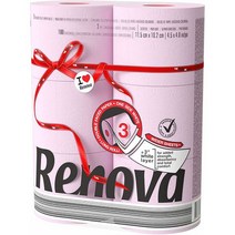 Renova 휴지 리노바 레드 라벨 맥시 화장지 로사, 라이트 핑크