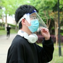 얼굴가림막 고글 보호안경 방역 비말차단 투명 안면, 1개