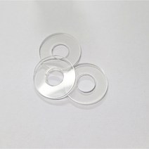 투명 와샤 pvc와셔 연질와샤 2t 내경8mm 외경18mm 평와샤, 100개