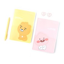 카카오 리틀프렌즈 포켓 PVC 커버 먼슬리 플래너, 리틀라이언_$Q44