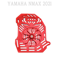 BIKI 야마하 NMAX 라디에이터 커버 21 22 23년 휀커버 엔진 회전 팬 가드 튜닝, 레드 A
