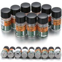 25000Pcs/병 0.20.65mm BGA Reballing 공 IC 칩 납땜 솔더 볼 주석 재료 Sn63/Pb37 수리 홈 도구, 0.65mm