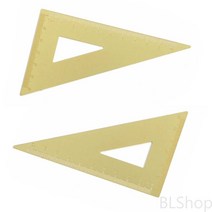 황동 삼각자 10CM 제도용 직각삼각자 제도용구 직각삼각자 길이재는삼각자