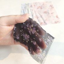 요루쉬폰 스몰플라워 5칼라 디지털나염 58인치, 4.퍼플