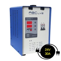 이지콘(주) 이지콘 자동배터리충전기 ABC-LV2 12 24V 60V 72V / 10A 30A 40A 자립형충전기 농기계용 차량용 레저용 캠핑용 산업용충전기 특수전압