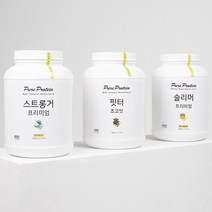 핏츠 단백질 보충제 쉐이크 5종 베이직 프리미엄, 슬리머, 허니레몬