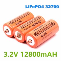 차량용배터리 파워뱅크 인산철 배터리 충전기100% 오리지널 3.2V 12800mAh 32700 Lifepo4 충전식 배터리, 03 2PCS