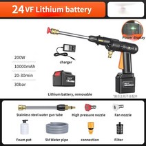 계단식리프트구루마 계단식리프트 전동 구루마 손수레 96v 30000mah 45bar 무선 자동차 세탁기 고압 세차 물총 makita 배터리 용 휴대용 고압 세척기 거품, 금