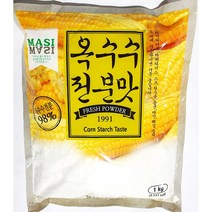 [더착한푸드]옥수수전분맛(다원 1K) 10개 식자재마트 대용량 업소용 전분 옥수수가루 콘스타치, 블랙앤트 1