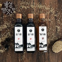 개성방앗간 선물세트 3종 A 참기름2+들기름, 없음
