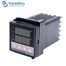 디지털 PID 온도 컨트롤러 REX-C100 REX C100 온도 조절기 + 40DA SSR 릴레이 + K 열전대 1m 프로브 RKC, C100 SSR Output