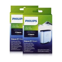 Saeco CA6903/01 AquaClean 석회질 및 정수 필터(Saeco Philips 전자동 커피 머신용 2개들이 팩), Twin pack