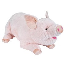 WILD REPUBLIC 점보 돼지 거대한 봉제 동물 장난감 선물 76.2cm(30인치)