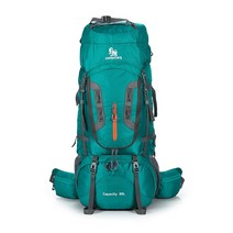 FengTu 80L 캠핑 하이킹 배낭 대용량 야외 가방 배낭 나일론 Superlight 스포츠 등산 여행 패키지, 녹색