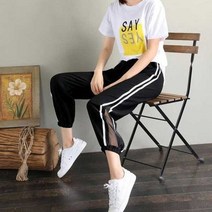 신난데이 도리아 사이드 매쉬 조거팬츠