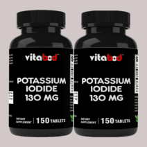 아이오딘 요오드 칼륨 130mg 150정 (2팩) 5개월분, 150정(2팩)