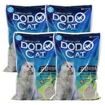 한국펫 고양이모래 도도캣 3.8kg x4개/5L/고양이/모래