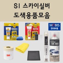 순정품 현대 SI 스카이실버 자동차 차량용 붓펜 카페인트 도색 스프레이 트라제 XG, 04.투명마감용스프레이(모비스)