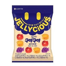 롯데제과 구미당기는 구미 딸기맛 젤리, 66g, 10개