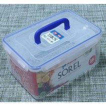 밀폐 용기 뚜껑 손잡이 반찬통 찬기 냉장고 보관통 3L 김치통밀폐용기_[230322EA], 본상품선택