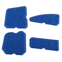 4PCS 조인트 실런트 실리콘 그라우트 코크 키트 리무버 스크레이퍼 어플리케이터, 파란색, M