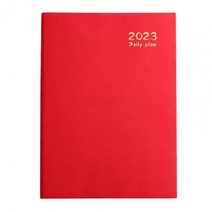 이쁜 다이어리 2023캘린더A4 수첩 및 사무용품 2023 정리함 시간 관리 효율 매뉴얼, 03 Red