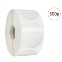 투명 원형 스티커 동그라미테이프 라벨 씰링 봉인용 봉합용 포장용 마무리 밀봉 무지, 단품, 단품