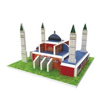 3D 입체모형 건축물 관광지 퍼즐 피규어 방과후 나무조 놀이 장난감 조립 학습 나무 초등 교구, C세트